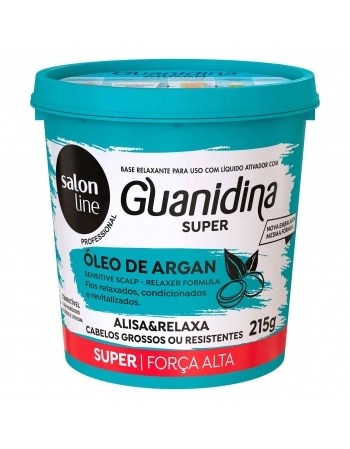 GUANIDINA OLEO DE ARGAN SUPER 215G SALON LINE