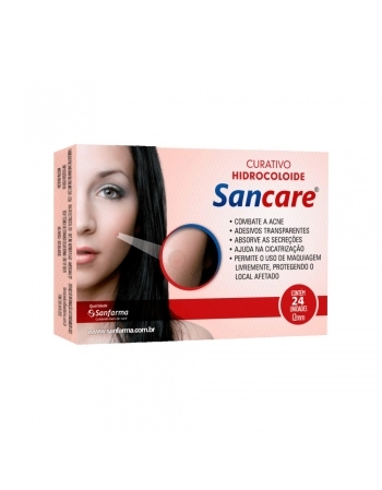 CURATIVO HIDROCOLOIDE SANCARE COM 24 SANFARMA