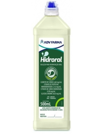 HIDRORAL REIDRATANTE ORAL LIMAO 500ML ADV