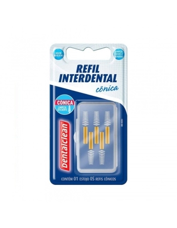 REFIL INTERDENTAL CONICA COM 5UN DENTALCLEAN