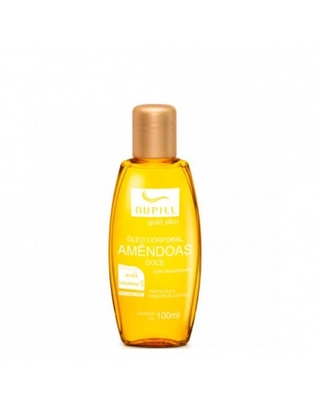 OLEO DE AMENDOAS C/AVELA NUPILL GOLD SKIN 100ML