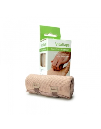 FAIXA ORTOPEDICA ELASTICA ALTA COMPRESS 10CMX1,50M FISIOVITAL