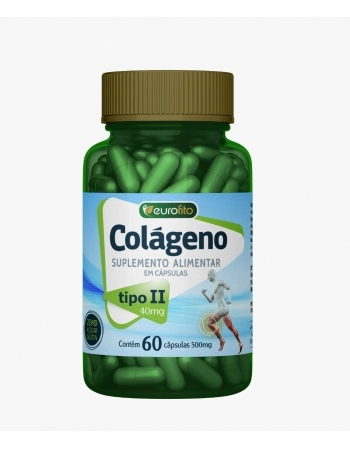 COLAGENO TIPO II 40MG COM 60 CAPS EUROFITO