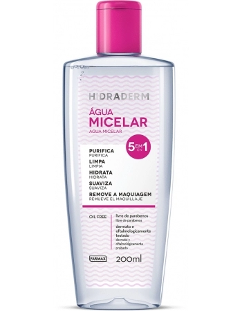 AGUA MICELAR 5EM1 HIDRADERM 200ML..