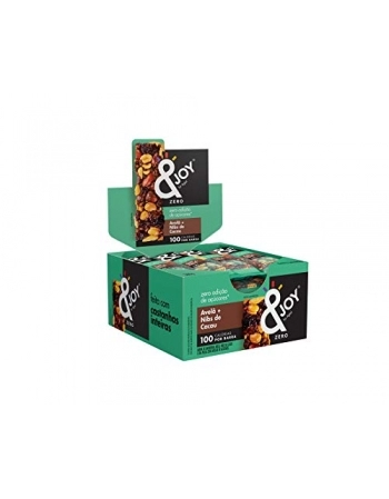 BARRA NUTS JOY ZERO AVELA E NIBS DE CACAU COM 12 AGTAL JOY