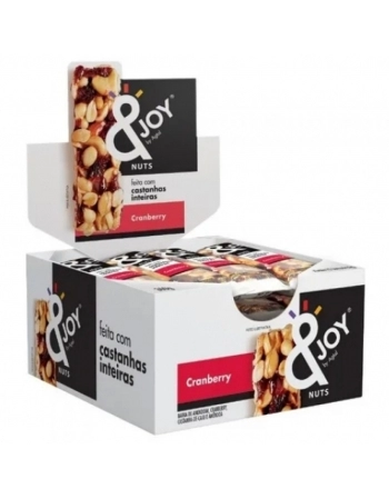 BARRA NUTS JOY CRANBERRY COM 12 AGTAL JOY