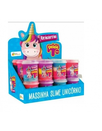 SLIME GELELE UNICORNIO 152G COM 24 GELELE SLIME