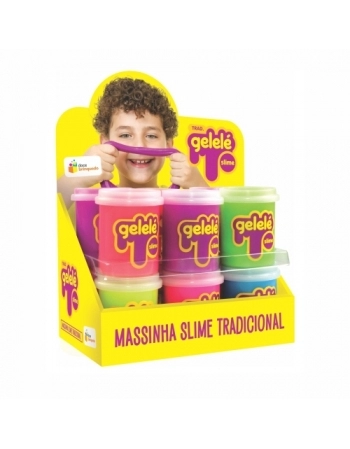 SLIME GELELE TRADICIONAL 152G COM 12 GELELE SLIME