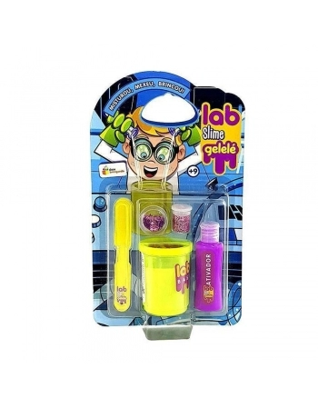 LAB SLIME GELELE COM ATIVADOR + GLITTER GELELE SLIME