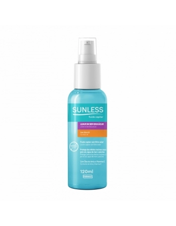 LEAVE IN CAPILAR C/FILTRO SOLAR SUNLESS 120ML