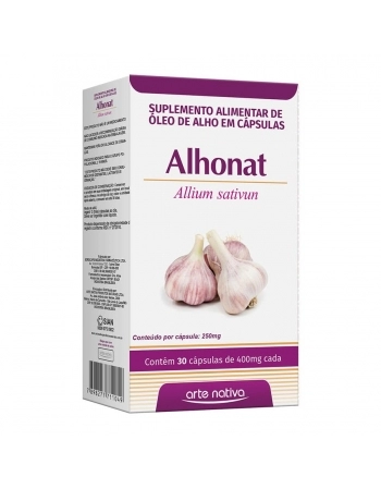 ALHONAT (OLEO DE ALHO EM CAPSULAS) 250MG C/30CAPS