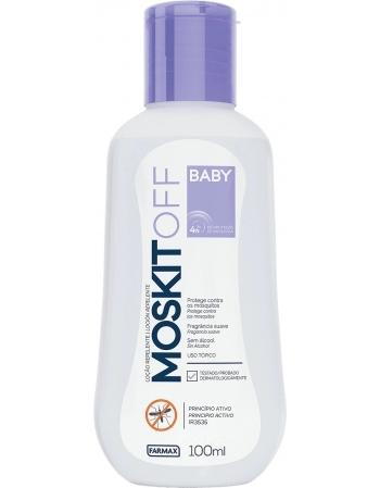 REPELENTE LOCAO BABY MOSKITOFF 100ML FARMAX