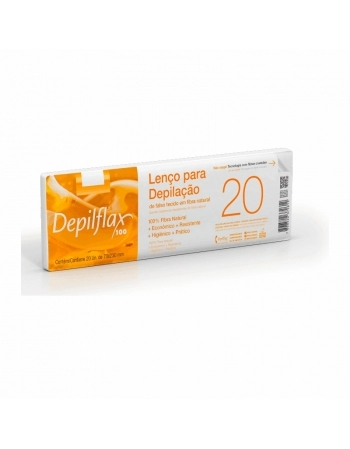 LENCO DEPILATORIO COM 20UN DEPILFLAX