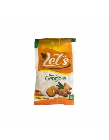 BALA DE GENGIBRE NATURAL C/30X40G LETS