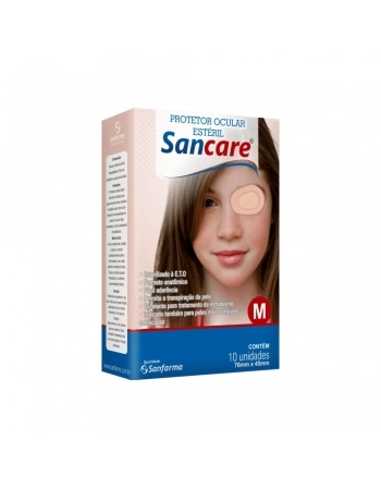 PROTETOR OCULAR ESTERIL COM 10 TAM M SANCARE SANFARMA