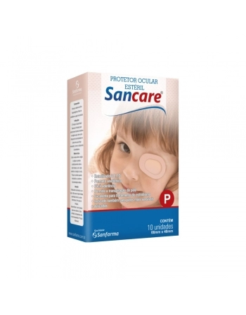PROTETOR OCULAR ESTERIL COM 10 TAM P SANCARE SANFARMA