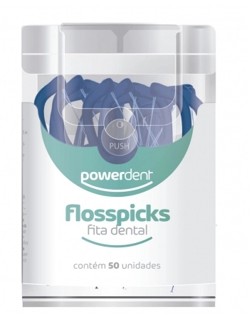 FIO DENTAL FLOSSPICKS COM 50 R1485/ POWERDENT