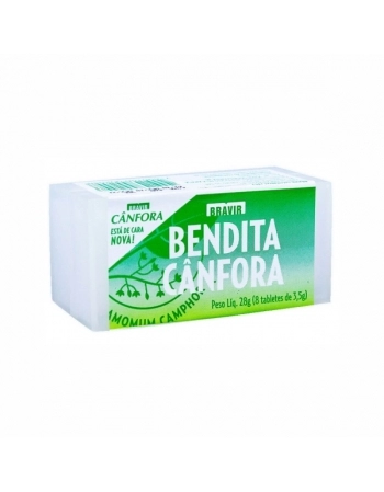BENDITA CANFORA BRAVIR UNITARIA 8 TABLETS 3,5G BRAVIR