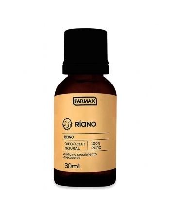 OLEO DE RICINO PURO 30ML FARMAX..