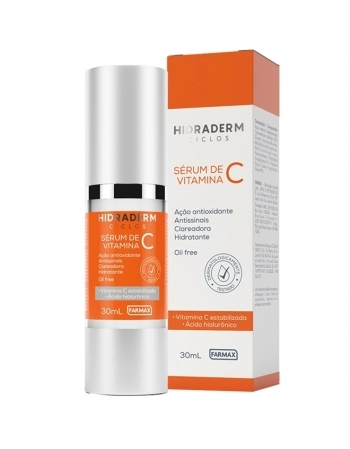 SERUM DE VITAMINA C CICLOS 30ML HIDRADERM FARMAX
