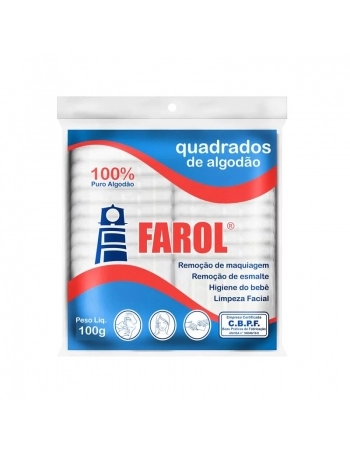 ALGODAO 100G QUADRADINHO FAROL
