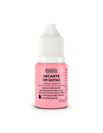 SECANTE EM GOTAS PARA UNHAS 10ML FARMAX