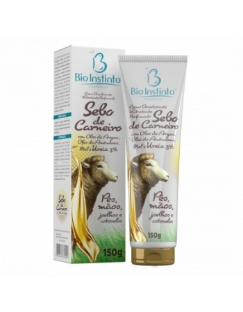 CREME SEBO DE CARNEIRO COM OLEO DE ARGAN 150G BIO INSTINTO