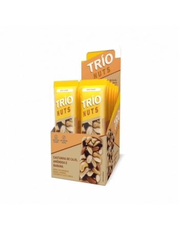 BARRA DE CEREAL TRIO NUTS BANANA COM 12 TRIO