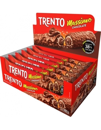 WAFER TRENTO MASSIMO CHOCOLATE COM 16X30G TRENTO