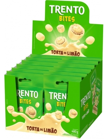 WAFER TRENTO BITES TORTA DE LIMAO COM 12UNX40G TRENTO