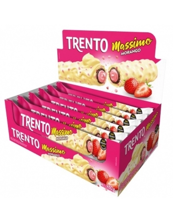 WAFER TRENTO MASSIMO MORANGO DISPLAY C/16UNX30G