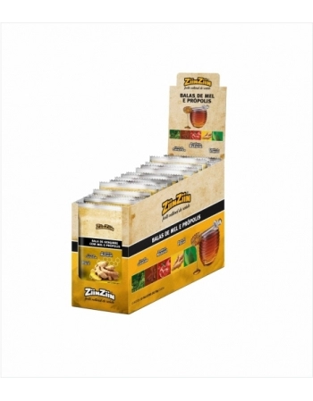 BALA DE GENGIBRE MASTIGAVEL COM PROPOLIS 20X30G ZIINZIIN