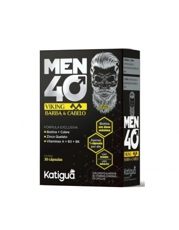 MEN 40 VIKING 500MG COM 30 CAPS KATIGUA