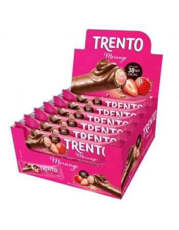 WAFER TRENTO MORANGO COM 16UNX32G TRENTO
