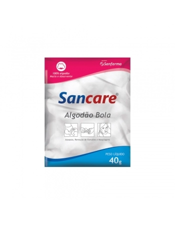 ALGODAO 40G BOLAS SANCARE SANFARMA
