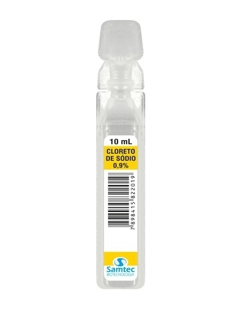CLORETO DE SODIO 0,9% 10ML COM 200 AMPOLA SAMTEC