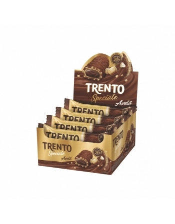 WAFER TRENTO SPECIALE AVELA AO LEITE DISPLAY C/12UNX40G