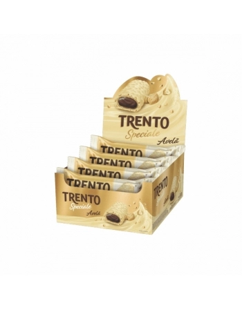 WAFER TRENTO SPECIALE AVELA CHOC. BRANCO COM 12UNX40G TRENTO