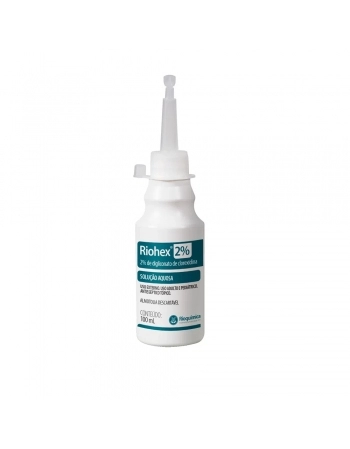RIOHEX CLOREXIDINA 2% AQUOSO 100ML ALMOTOLIA RIOQUIMICA