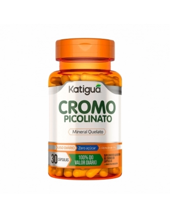 PICOLINATO DE CROMO COM 30 CAPS KATIGUA