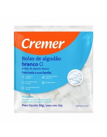 ALGODAO 50GR BOLAS CREMER