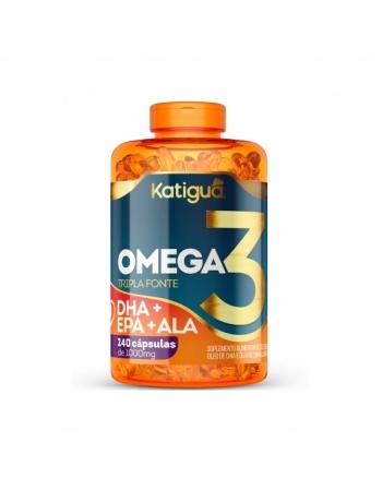 OMEGA 3 TRIPLA FONTE 1000MG COM 240 CAPS KATIGUA