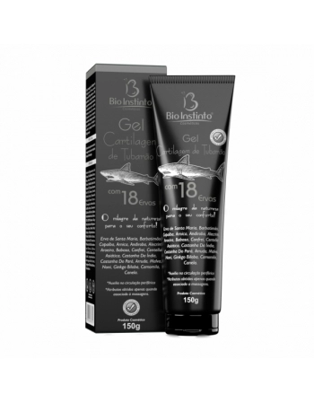 POMADA MASSAGEADORA CARTILAGEM DE TUBARAO 18 ERVAS 150G BIO INSTINTO