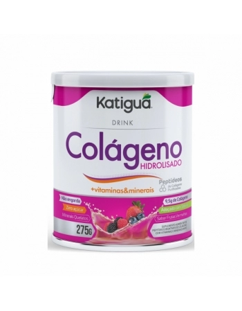 COLAGENO HIDROLISADO 275G FRUTAS VERMELHAS KATIGUA