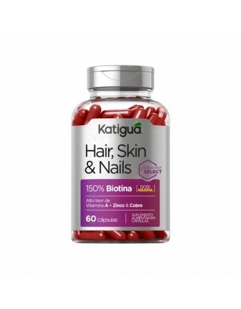 SKIN HAIR & NAILS 500MG COM 60 CAPS KATIGUA