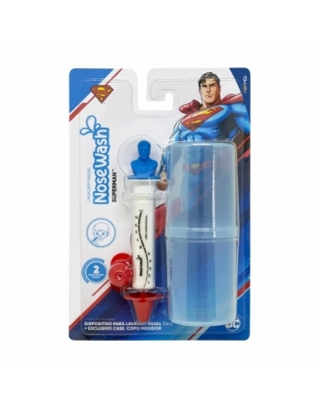 KIT NOSEWASH P/ LAVAGEM NASAL 10ML SUPERMAN+CASE MEDIDOR