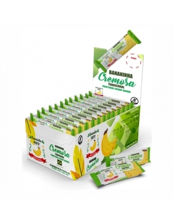 BANANINHA CREMOSA COM 24X30G BANANINHA OURO