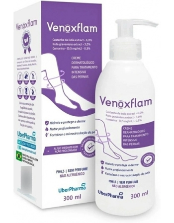 VENOXFLAM CREME PARA PERNAS 300ML UBERPHARMA