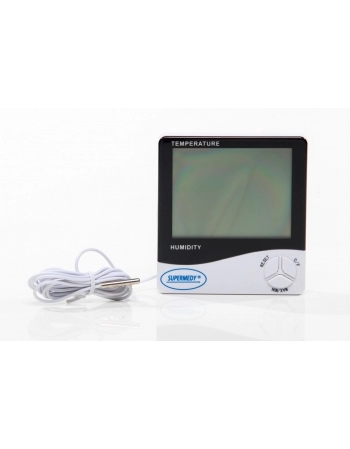 TERMOMETRO HIGROMETRO DIGITAL COM CABO SUPERMEDY