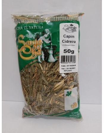 CHA CAPIM CIDREIRA 50G SANTO CHA
